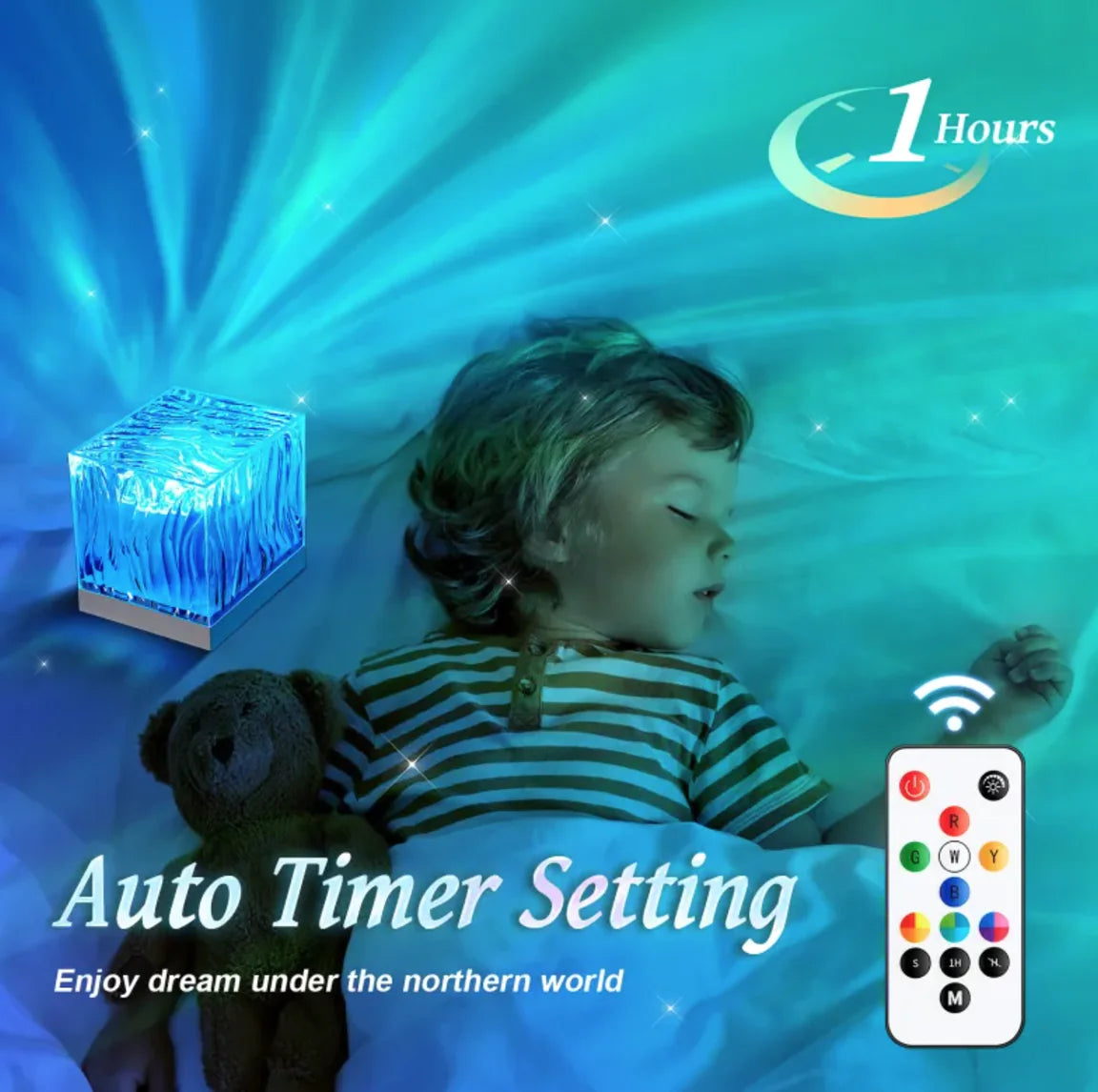 AuroraGlow™ Projection Lamp